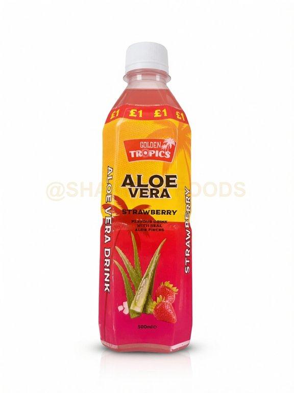 GT ALOEVERA STRAWBERRY 500ML